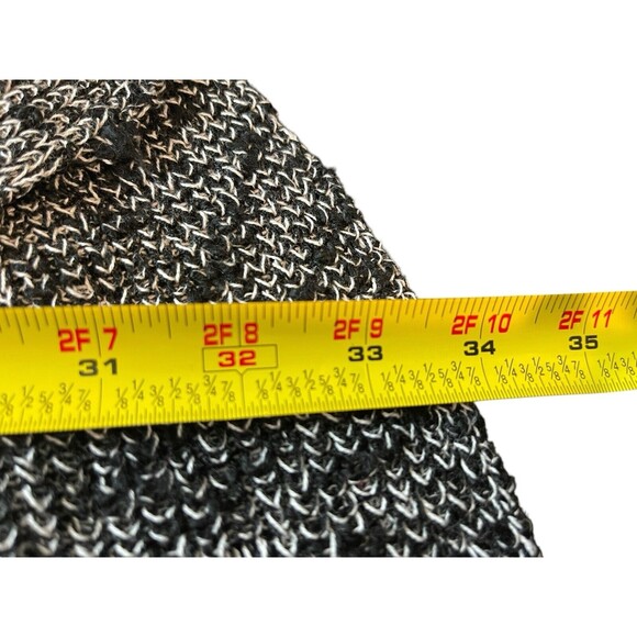 Chelsea Studio Gray Heathered Deep V-neck Wrap Front Tunic Sweater 2x - Picture 10 of 11